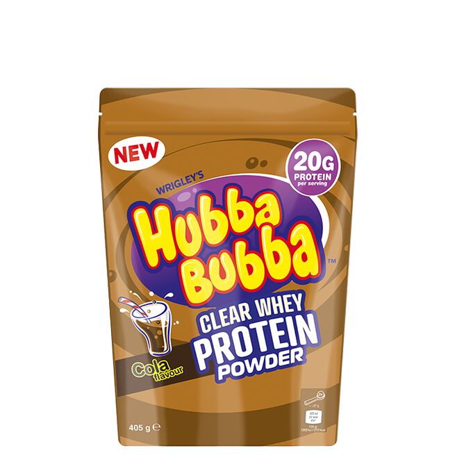 Hubba Bubba Clear Whey Heraproteiini 405 g Cola