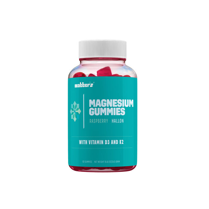 Matters Magnesium + K2 & D3 & 60 Gummies Hallon