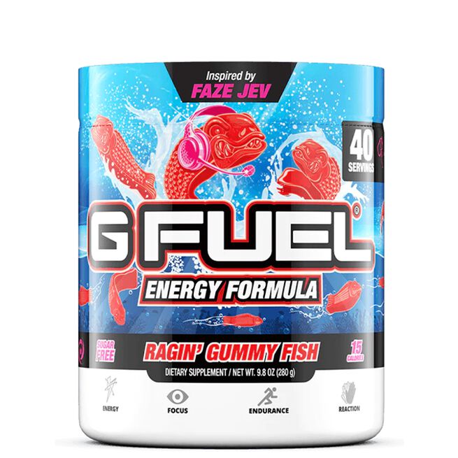 G Fuel Energy Formula Energiajuomajauhe 40 annosta Ragin Gummy Fish