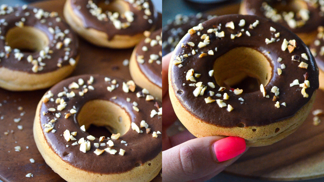 Resepti: Chocolate Protein Donuts Resepti: Chocolate Protein Donuts