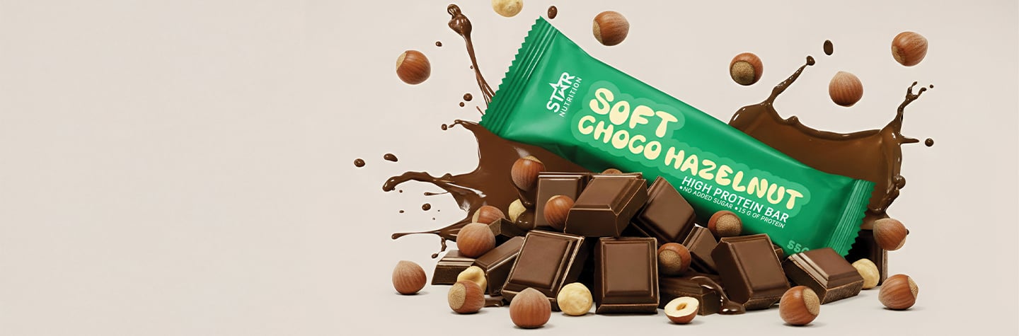 Star Nutrition, Soft Proteinbar 55 g Soft Choco Hazelnut