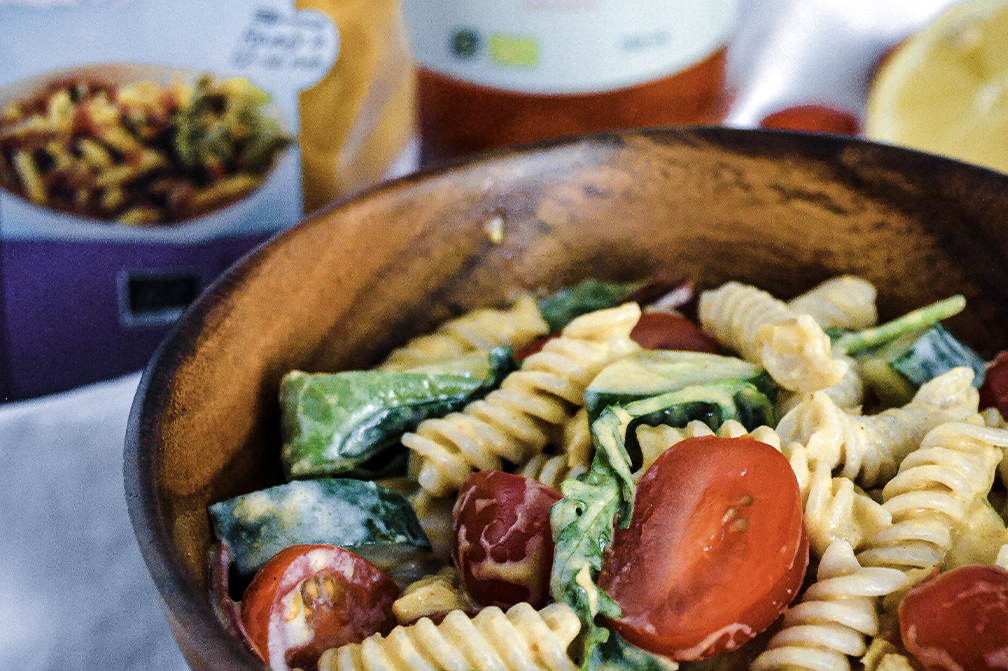 High Protein Pasta Salad High Protein Pasta Salad