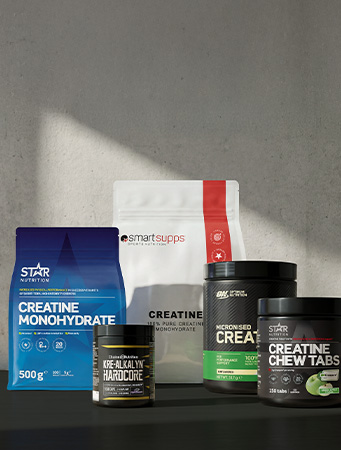 Kreateiinit ja lihasboosterit, jopa 50% alennusta