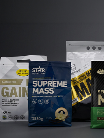 Gainerit, jopa 25% alennusta