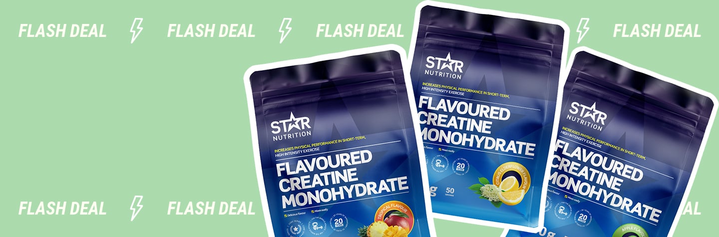 Flash Deal: Flavoured Creatine, 300g, 9,90&euro;