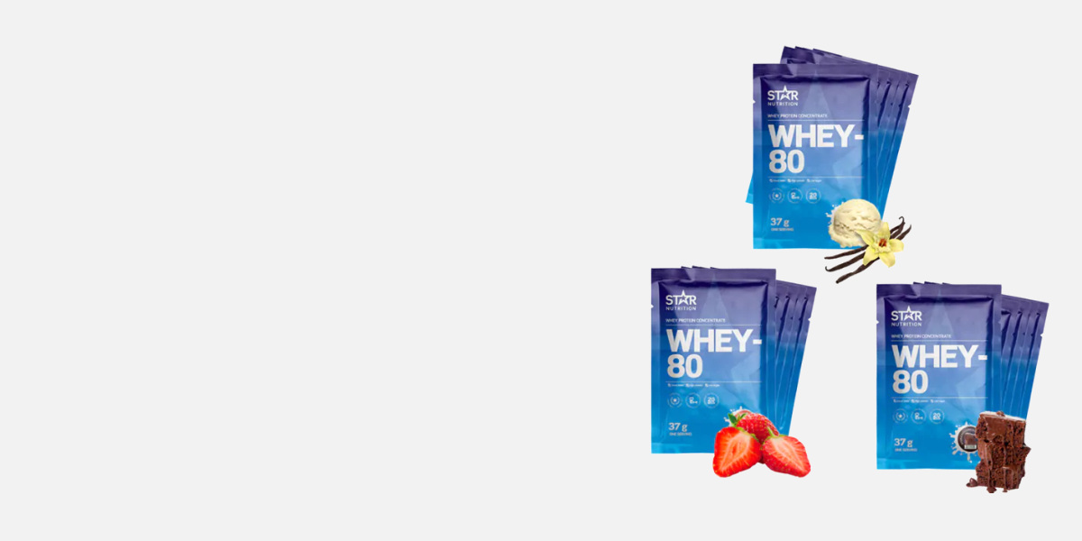 Annospakkaukset proteiinipulvereista