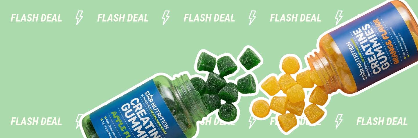 Flash Deal: Creatine Gummies, 25% alennusta