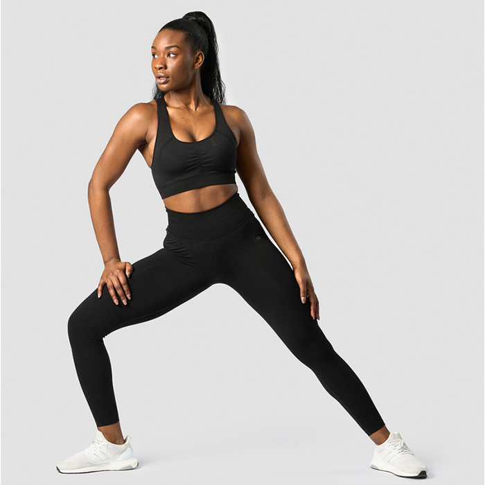 Rush Seamless Tights Musta