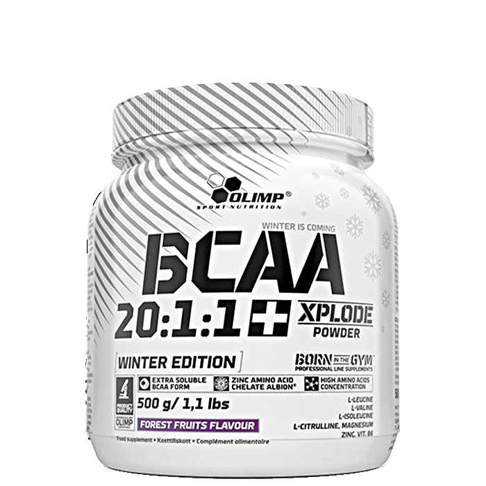 BCAA Xplode 20:1:1 500 g Forrest Fruits Winter Edition