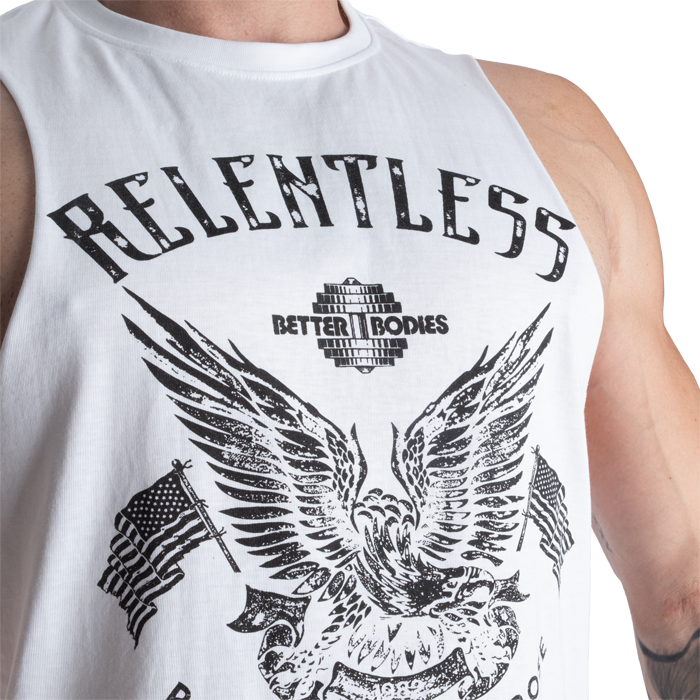 Relentless Cut Out T‑Paita Valkoinen