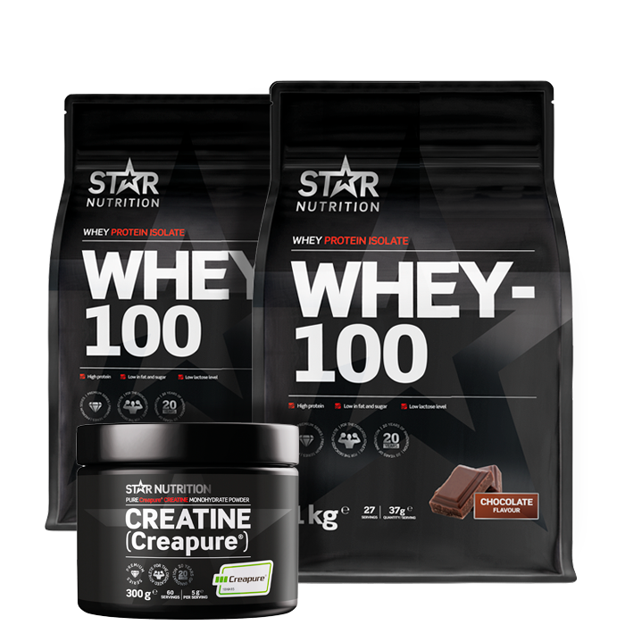 2 x Whey-100 Whey Protein + Creatine Creapure®