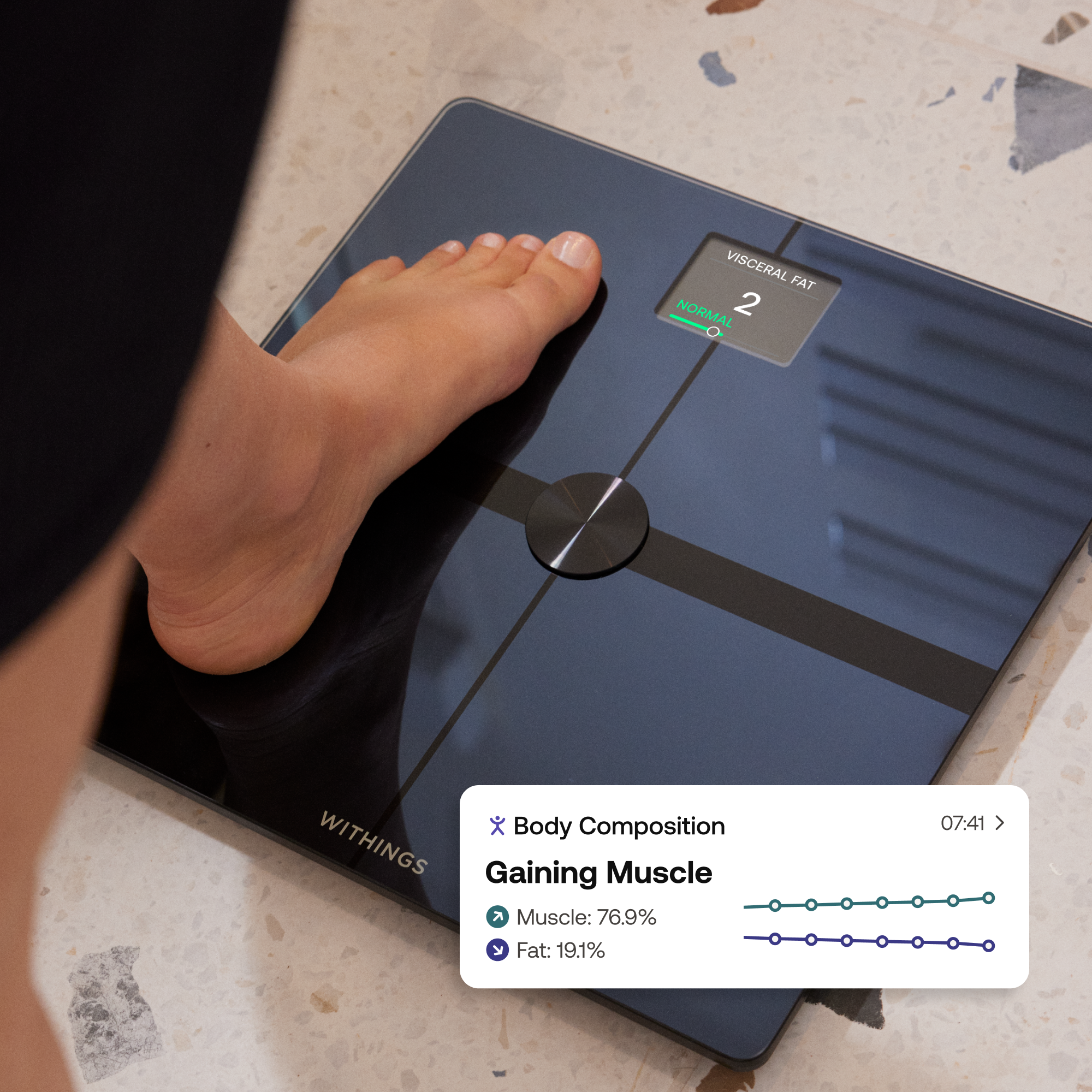 Body Smart Diagnostic Henkil&ouml;vaaka Musta