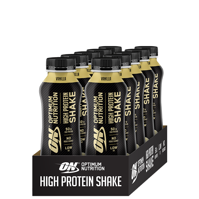 10 x Optimum High Protein Shake, 500 ml