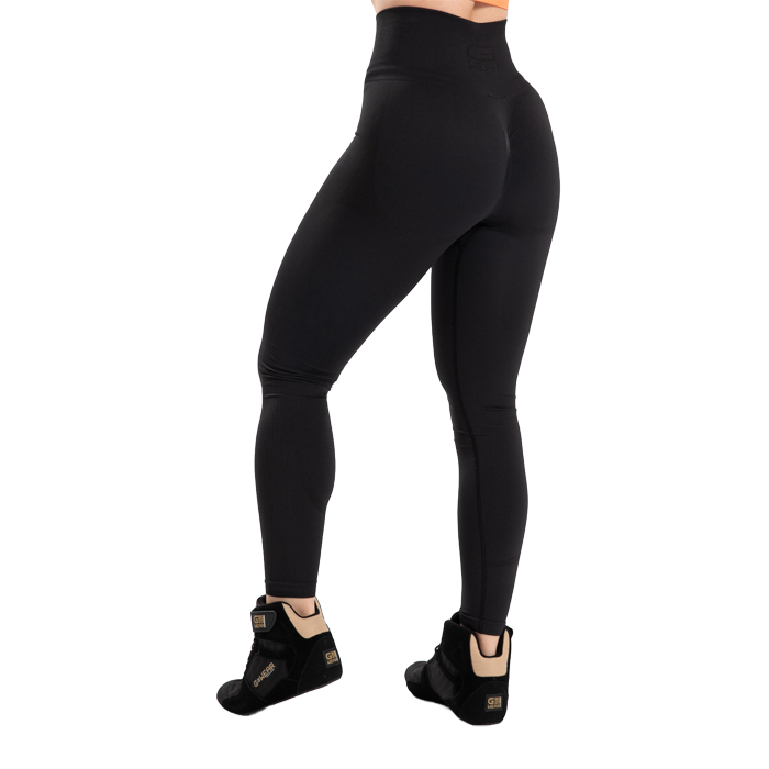 Olivia Seamless Leggings, Musta