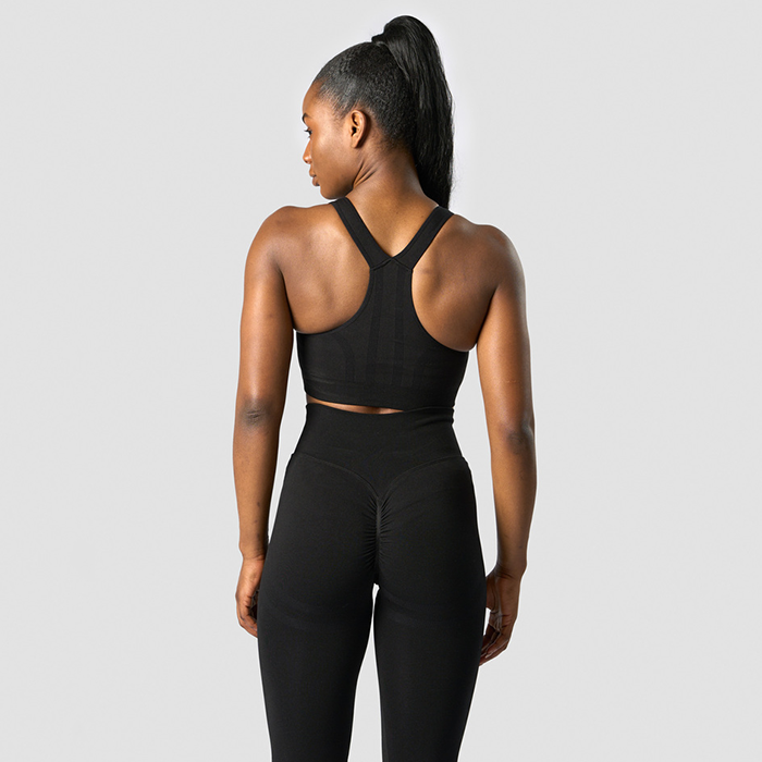 Rush Seamless Urheil bras Musta