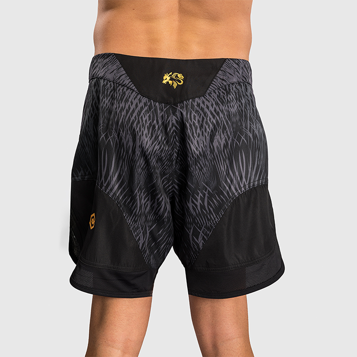 Venum X Chimaev Wild Borz Kamppailushortsit Musta Harmaa