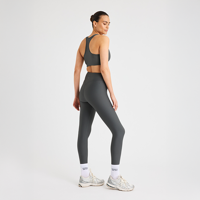 Ribatut Tights Harmaa