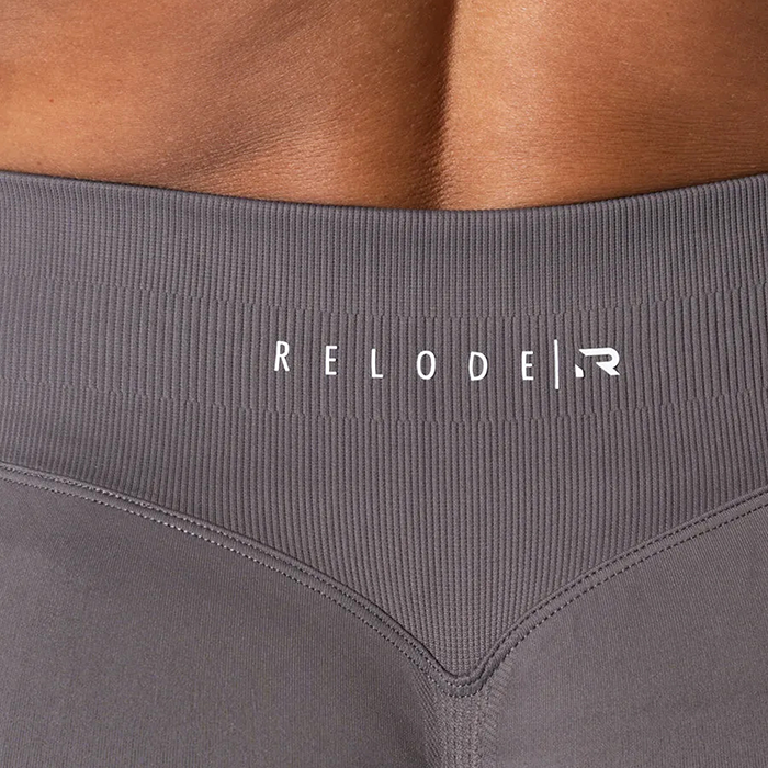 Aura Seamless Scrunch Trikoot Harmaa
