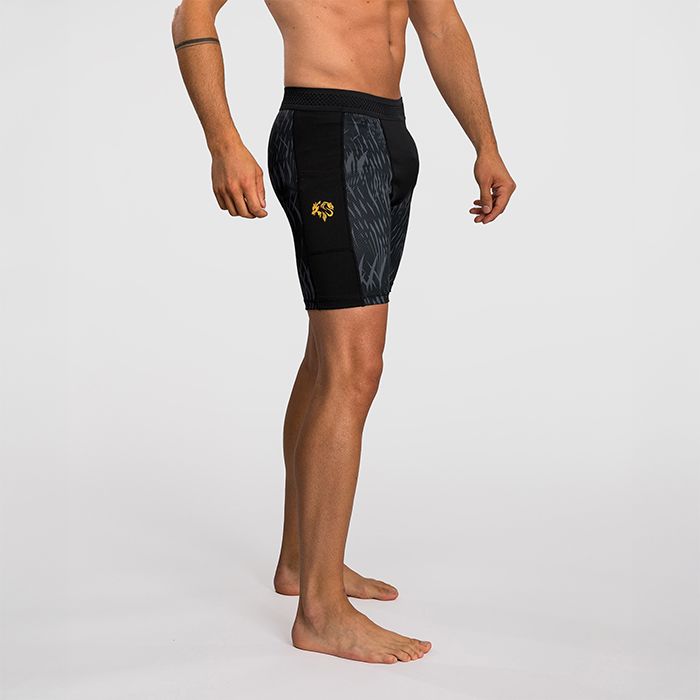 Venum X Chimaev Wild Borz Vale Tudo Shorts Musta Harmaa