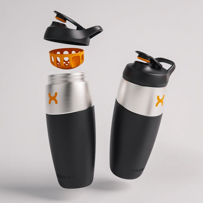 Pursuit Shaker Steel 950ml Musta