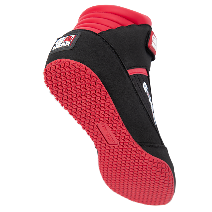 Classic High Tops, black/red