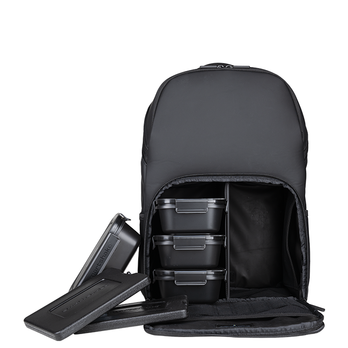 Smartshake Meal Prep Backpack 22 L Black