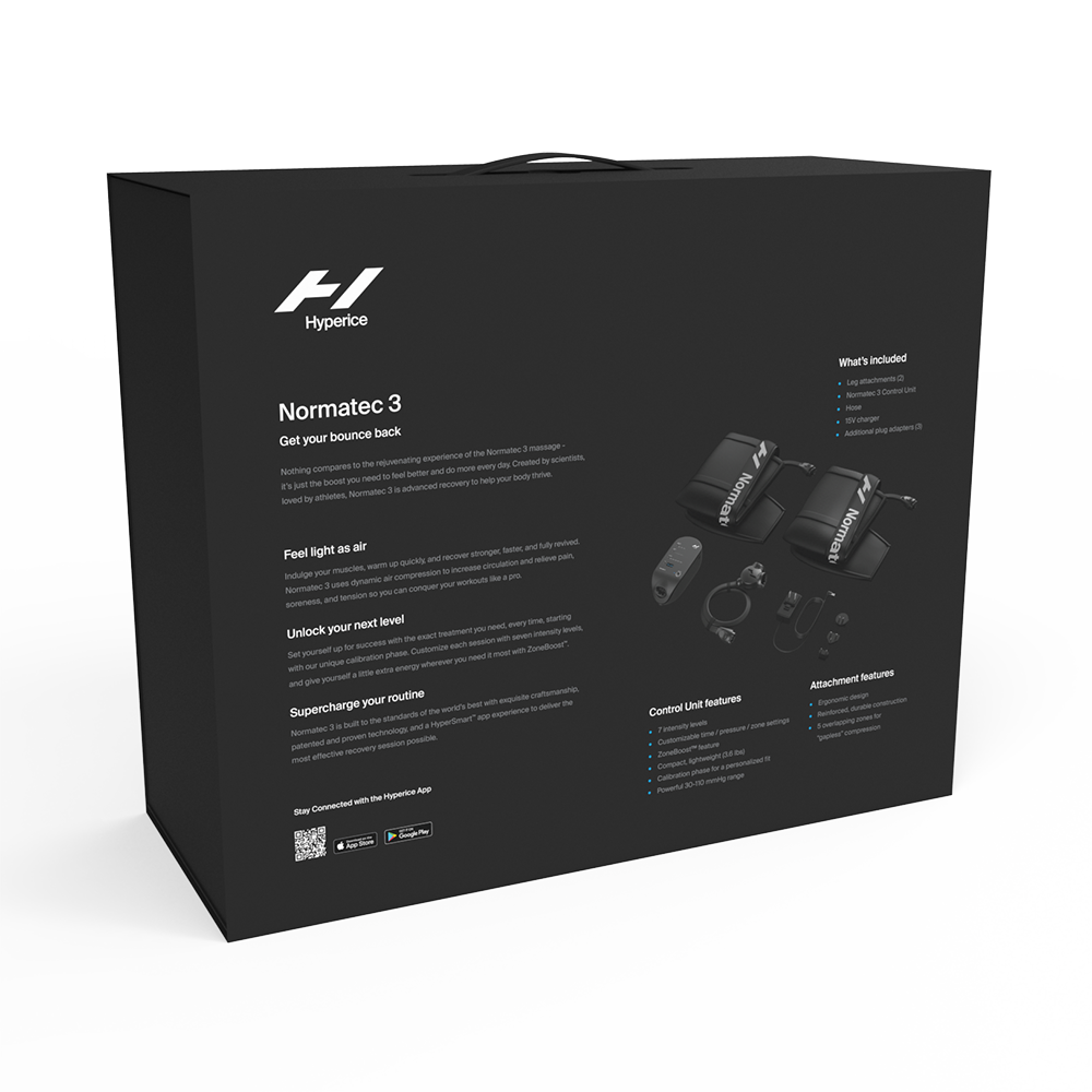 Normatec 3.0 -Jalkaj&auml;rjestelm&auml; Kompressiohieronta