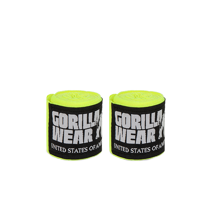 Gorilla Wear Gear Boxing Hand Wraps Yellow 2,5 m