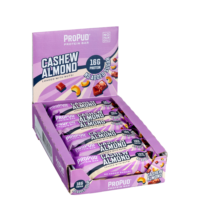 12 x ProPud Protein Bar 55 g Cashew Almond