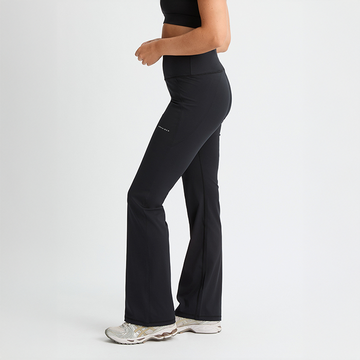 Flattering High Waist Pants Musta