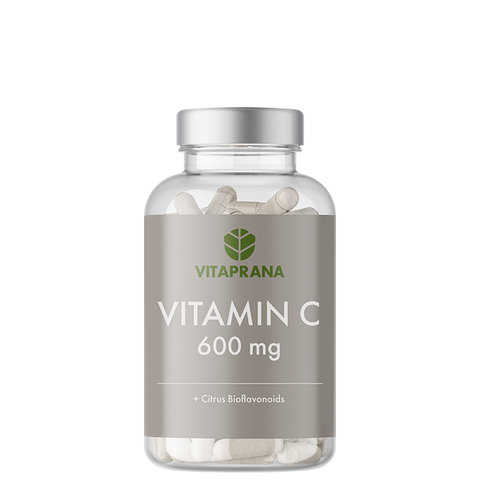 C-vitamiini 600 mg + bioflavonoidit 100 kapselia