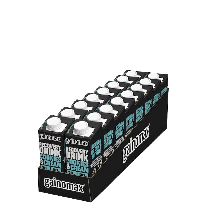 16 x Gainomax Recovery 250 ml Cookies and Cream