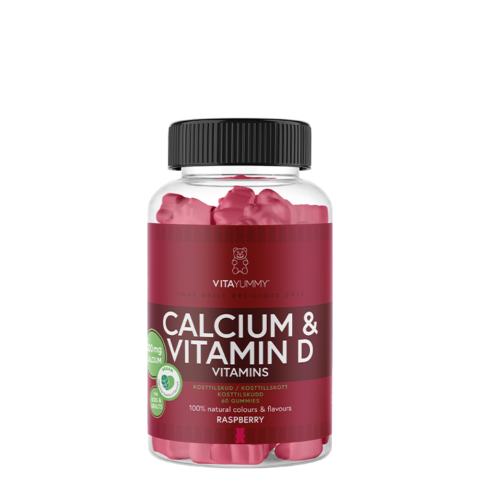 Kalcium & Vitamin D Hallon 60 Gummies