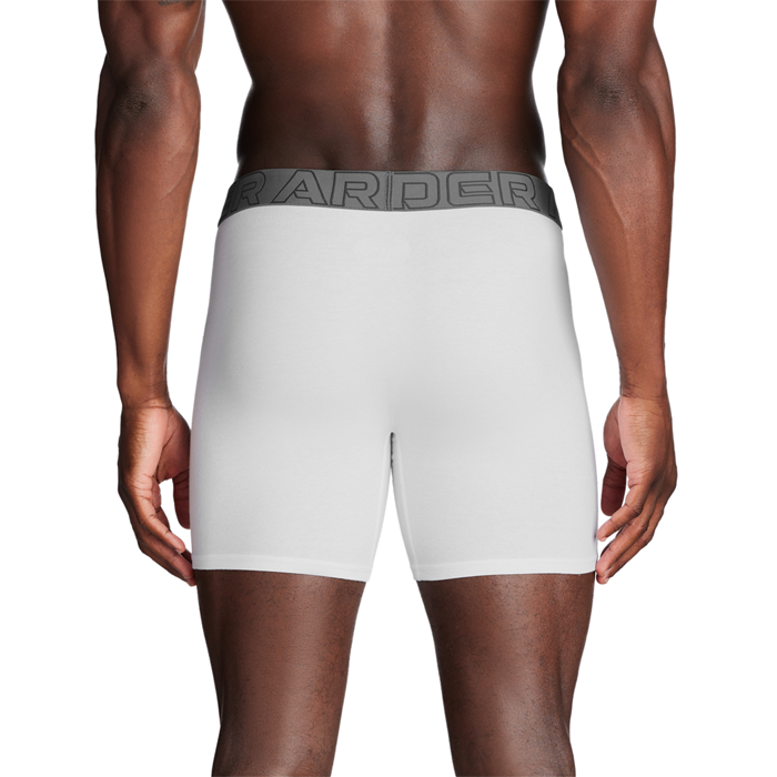 UA Performance Cotton Bokserit 3-pack Valkoinen
