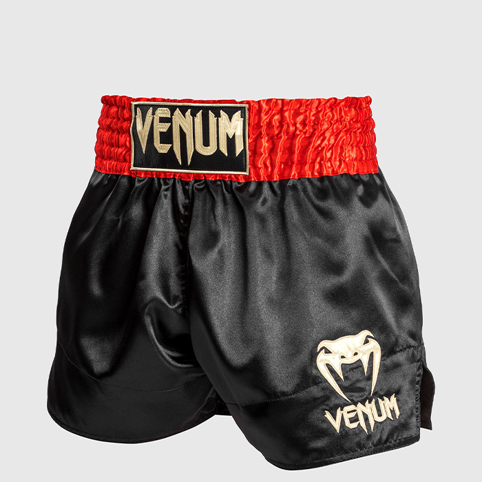 Venum Classic Muay Thaï Short Red/Black/Gold