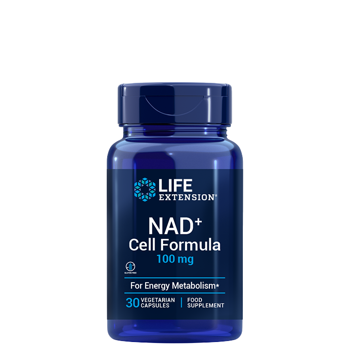 NAD+ Cell Formula 100 mg, 30 caps Kort datum