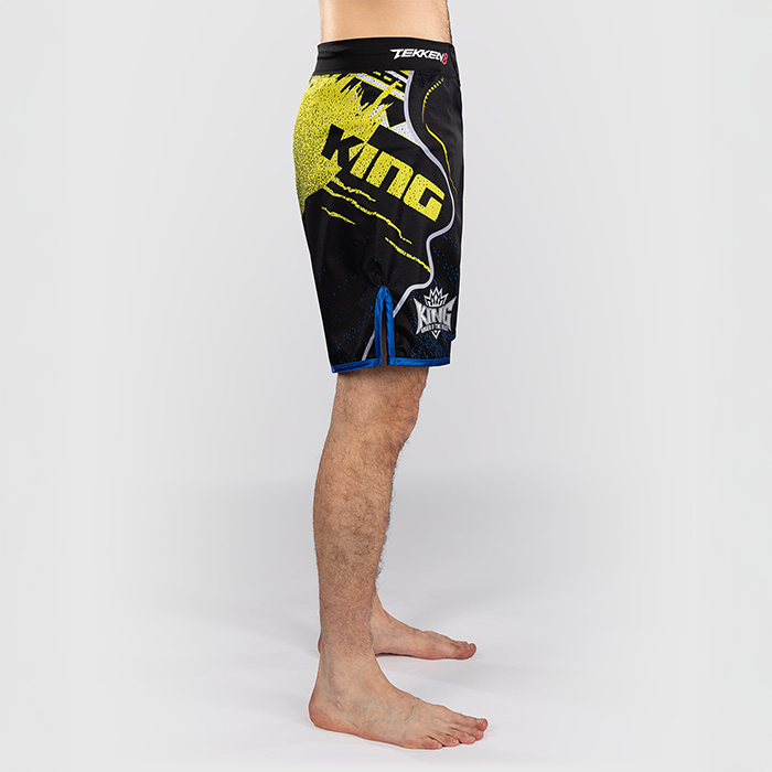 Venum x TEKKEN 8 Fightshortsit King Musta Keltainen