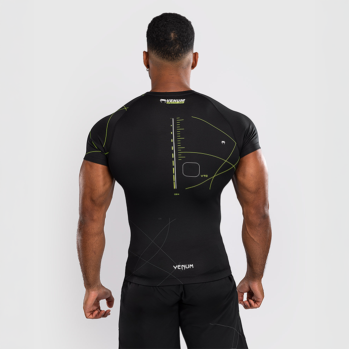 Training Camp 4.0 Rashguard Lyhythihainen Musta Vihre&auml;
