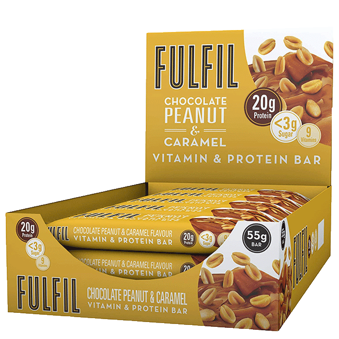 15 x FULFIL Protein Bar, 55 g, Peanut & Caramel