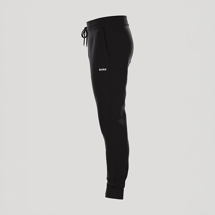Essential Tapered Collegehousut Musta