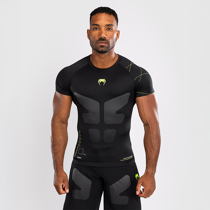 Training Camp 4.0 Rashguard Lyhythihainen Musta Vihre&auml;