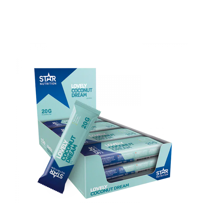 12 x Proteiinipatukka 55 g kokos