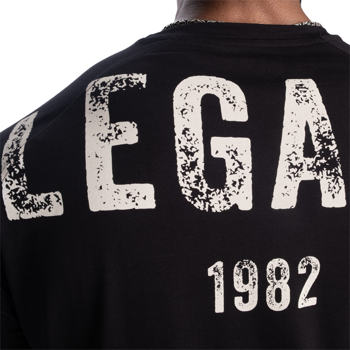 Legacy Raglan T‑Paita Musta Beige