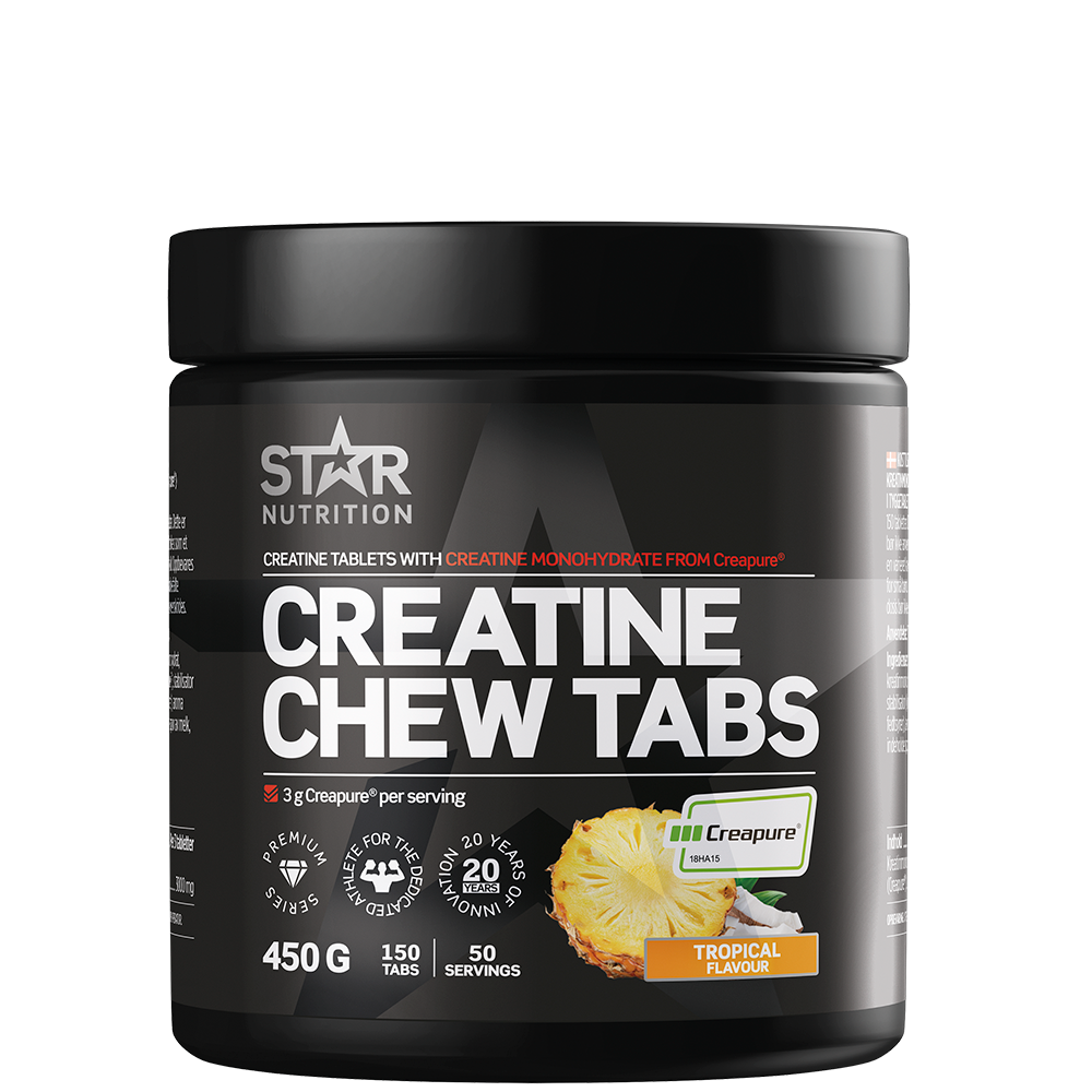 Creatine Chew Tabs, 150 tabs tropical