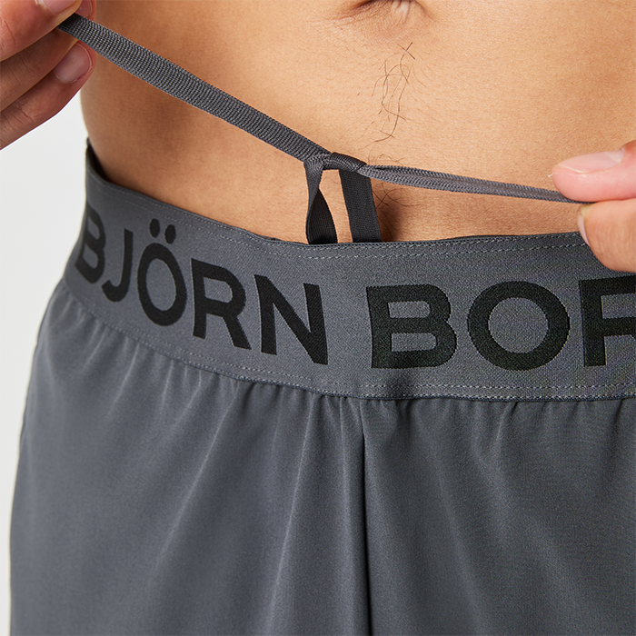 Borg Short Shorts Harmaa