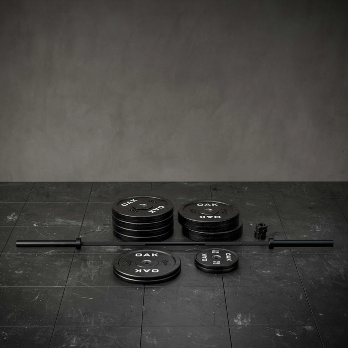 OAK Pro Levytankosetti 20 kg ja 90 kg Painolevyt