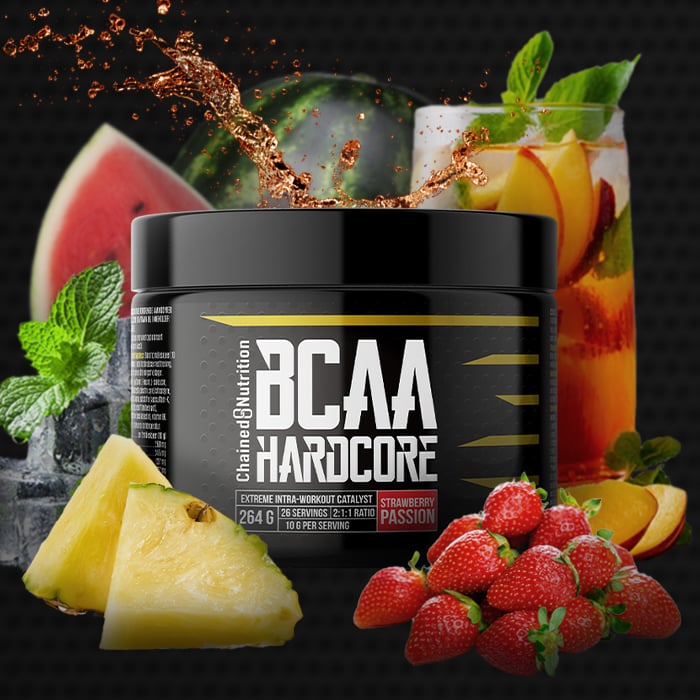 BCAA Hardcore Powder 264 g strawberry_passion