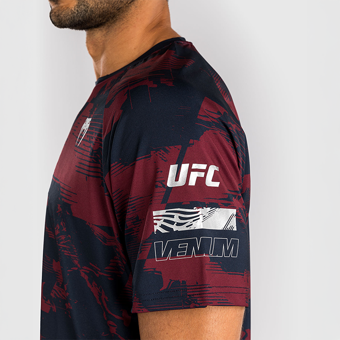 UFC Zenith by Venum Fight Week Dry Tech T-paita Sininen Punainen Harmaa