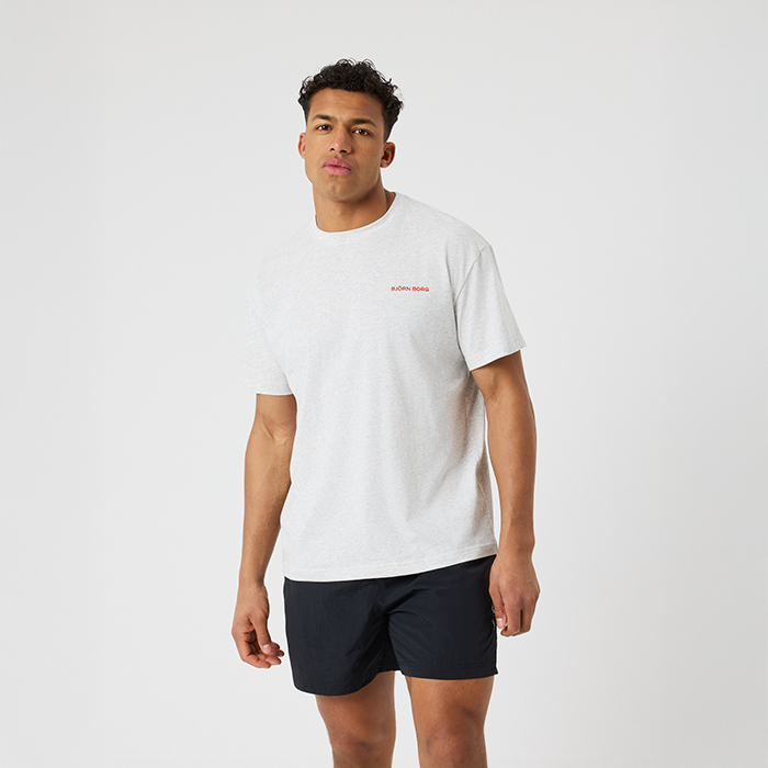 Gym Oversized T-paita Vaaleanharmaa