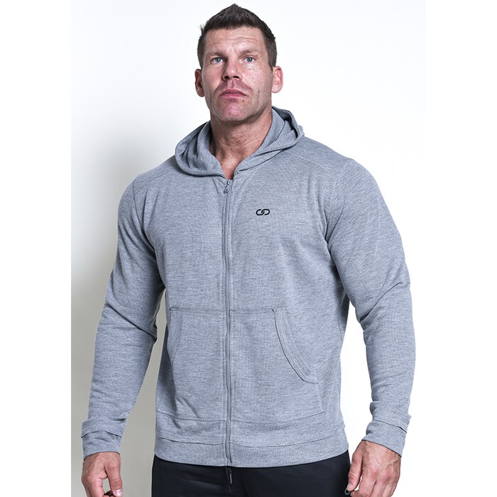 Chained Nutrition Gear Chained Zip Gym Hood Grey